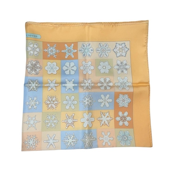 Hermes Carre Silk Scarf "Feux de l'Hiver" by Christiane Vauzelles 90cm NWT/Box - Picture 12 of 16